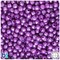 BeadTin Violet Pearl 6mm Faceted Round Plastic Craft Beads (600pcs)